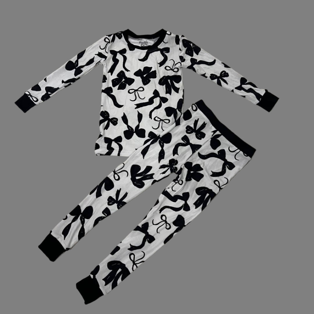 Demure Bows - Jogger Set (Kid's) - Ready To Ship