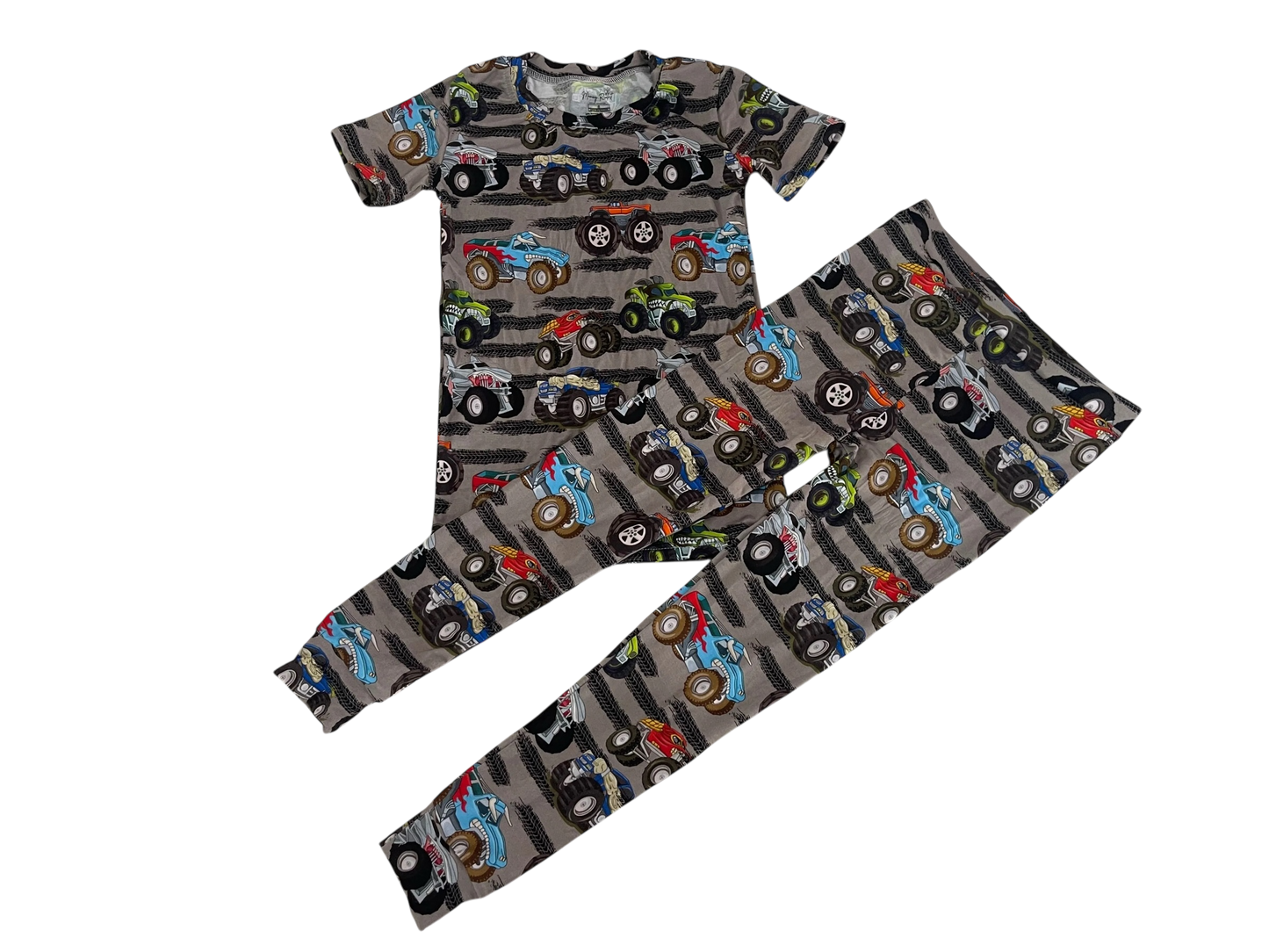 MONSTER TRUCKS SHORT SLEEVE Pjs