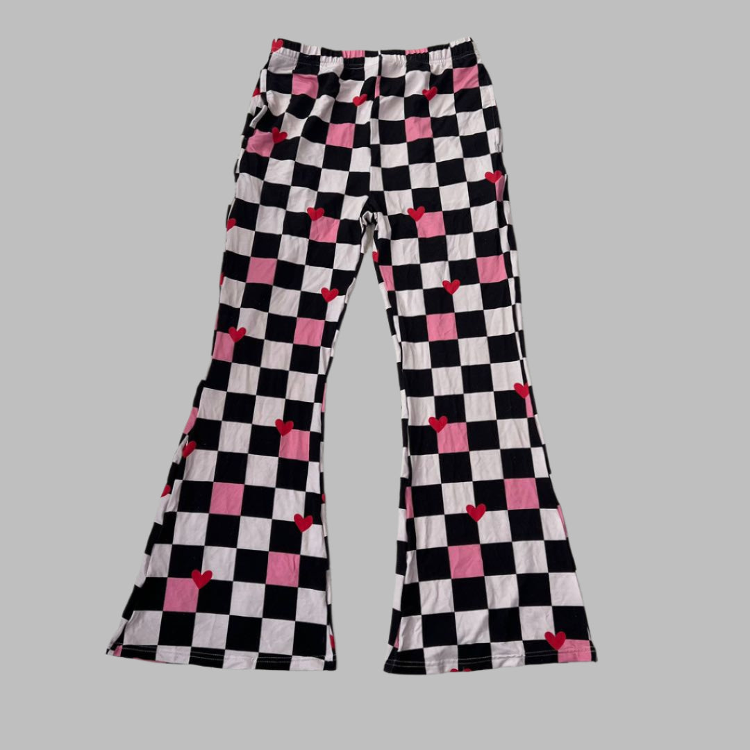 Checkered Love - Flare Pants (adult)