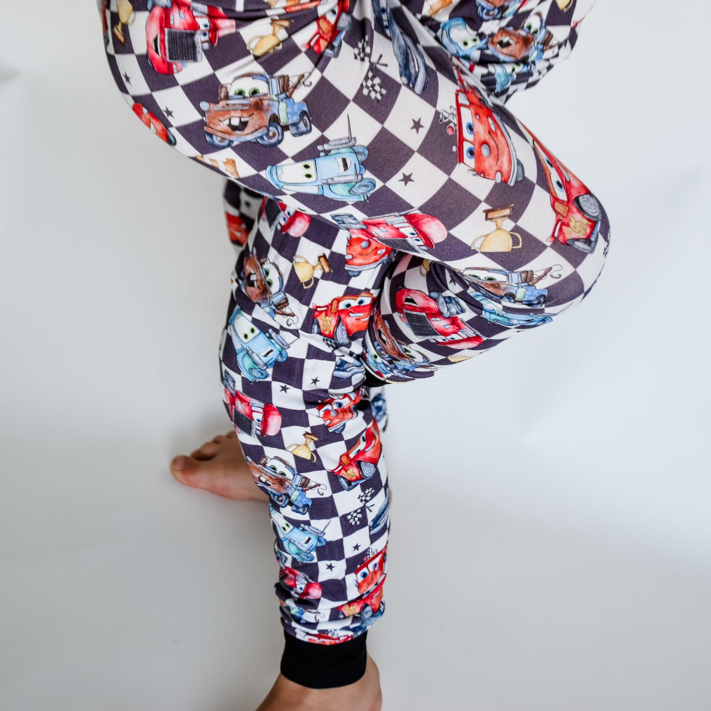 Short Sleeve Watercolor Cars- Loungewear - Ready To Ship