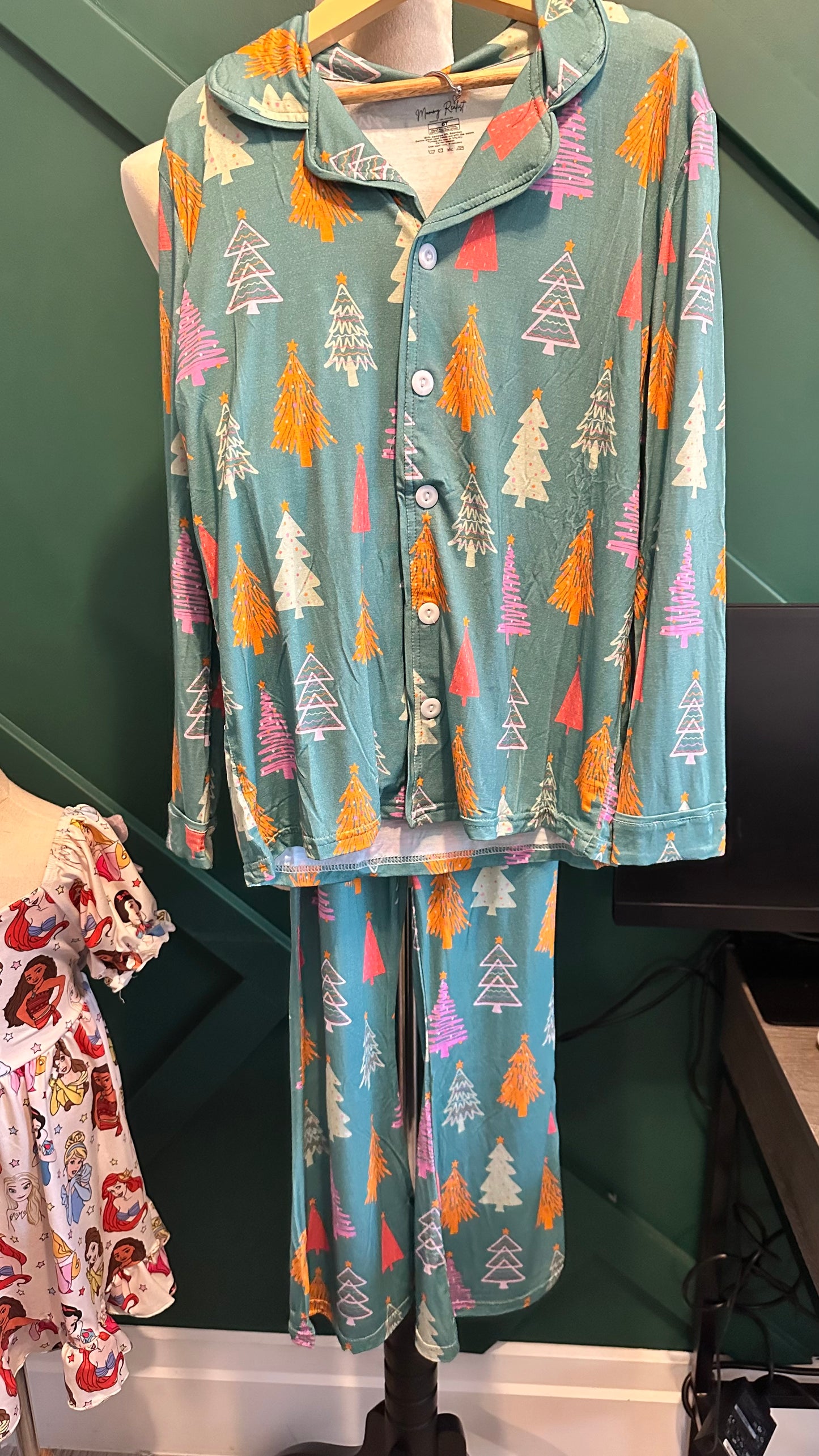 Colorful Trees Kids Long Sleeve Flare Bottom