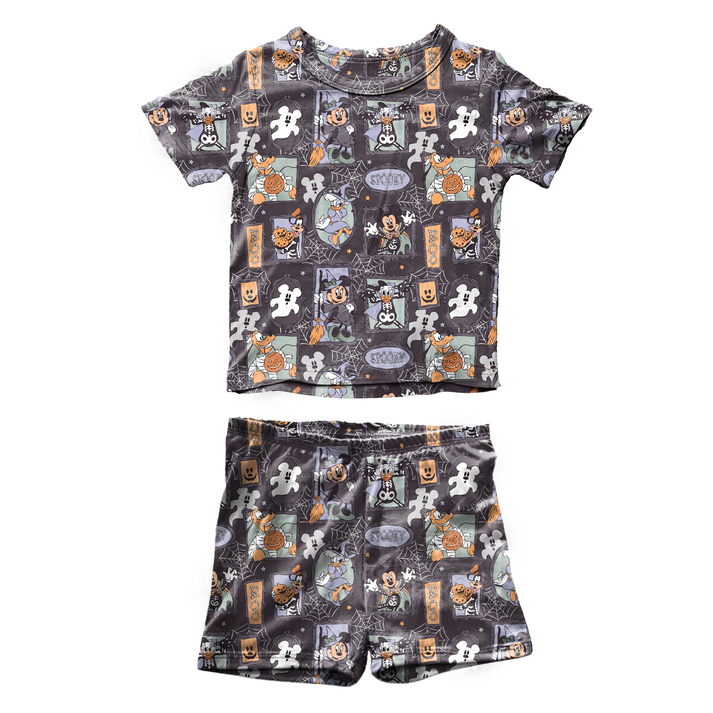 ***PRE-ORDER*** SPOOKY MAGIC - KID'S NO DRAWSTRING SHORTS SET