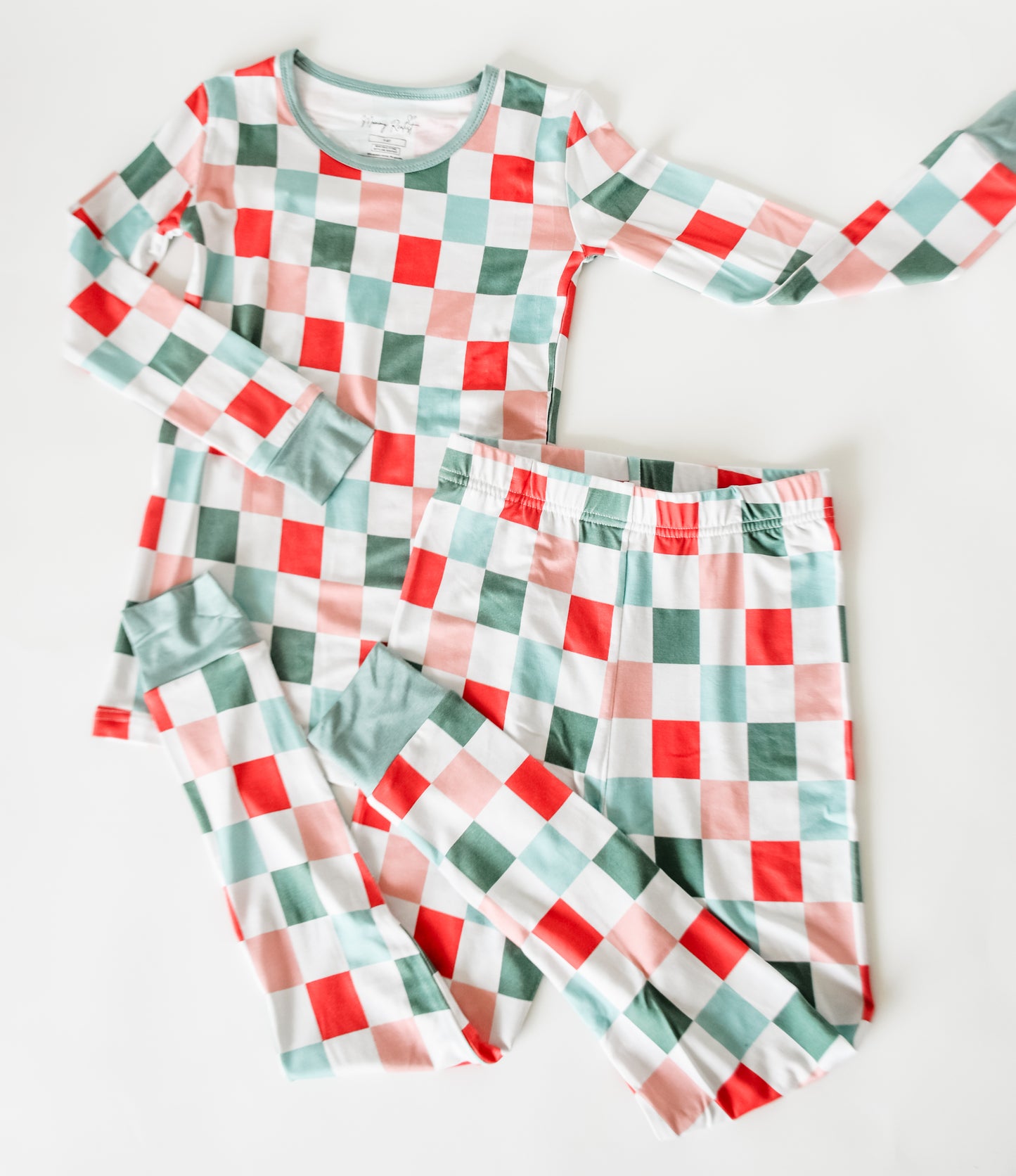 Merry Grid Loungewear - Kid's 2 Piece
