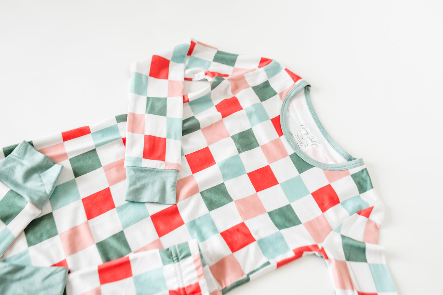 Merry Grid Loungewear - Kid's 2 Piece