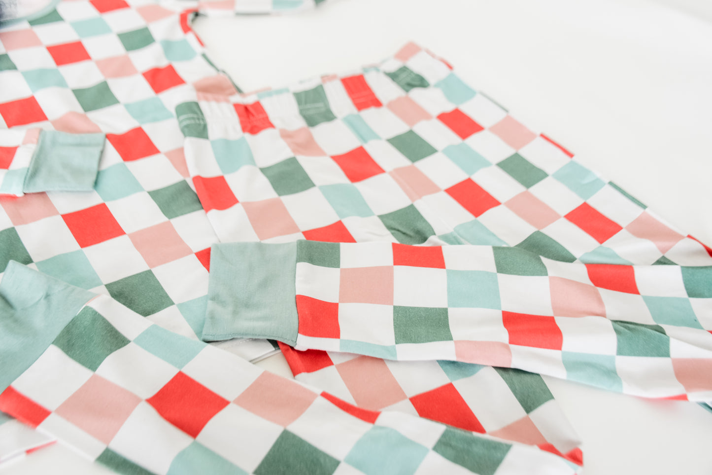 Merry Grid Loungewear - Kid's 2 Piece