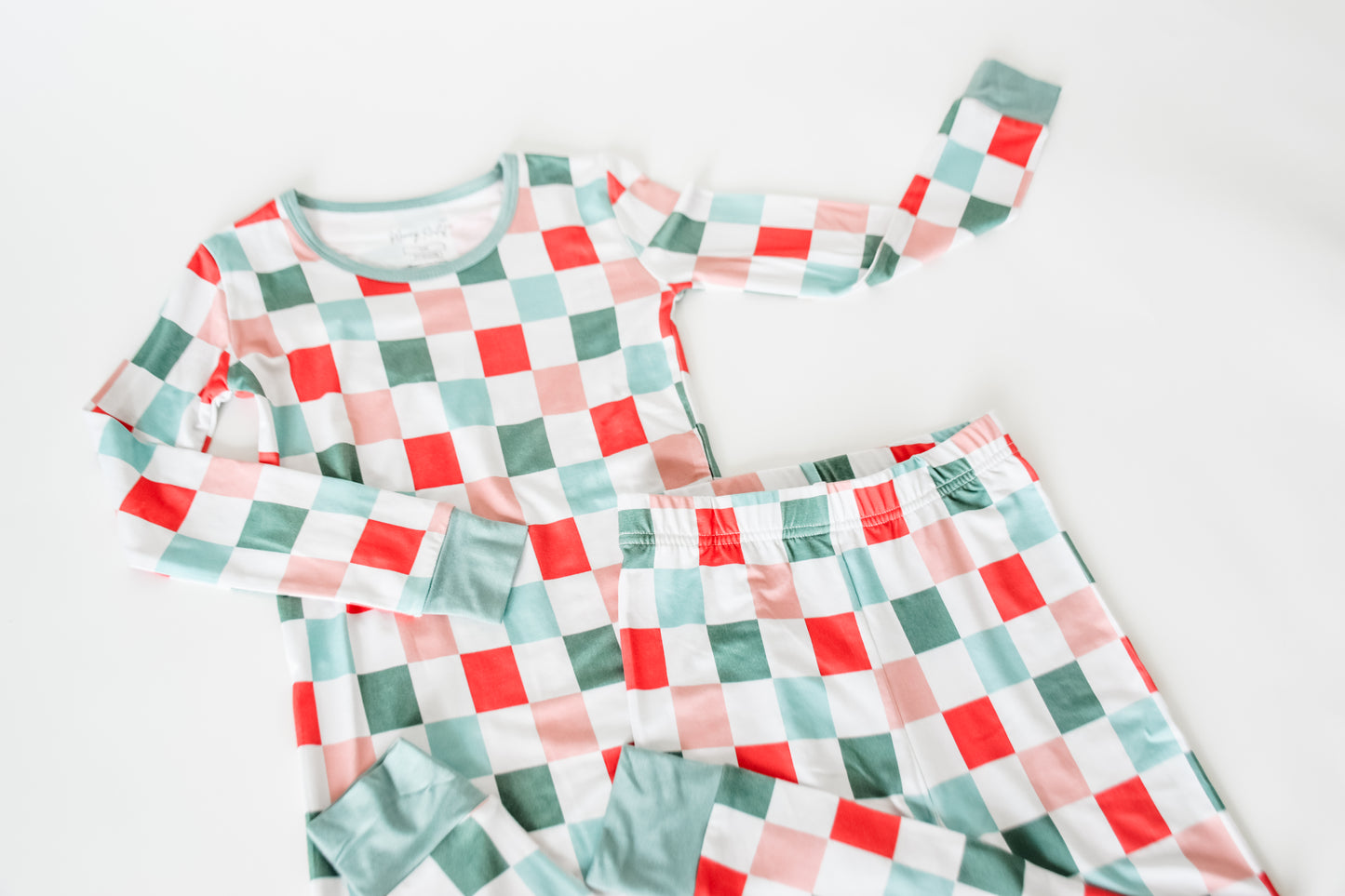 Merry Grid Loungewear - Kid's 2 Piece
