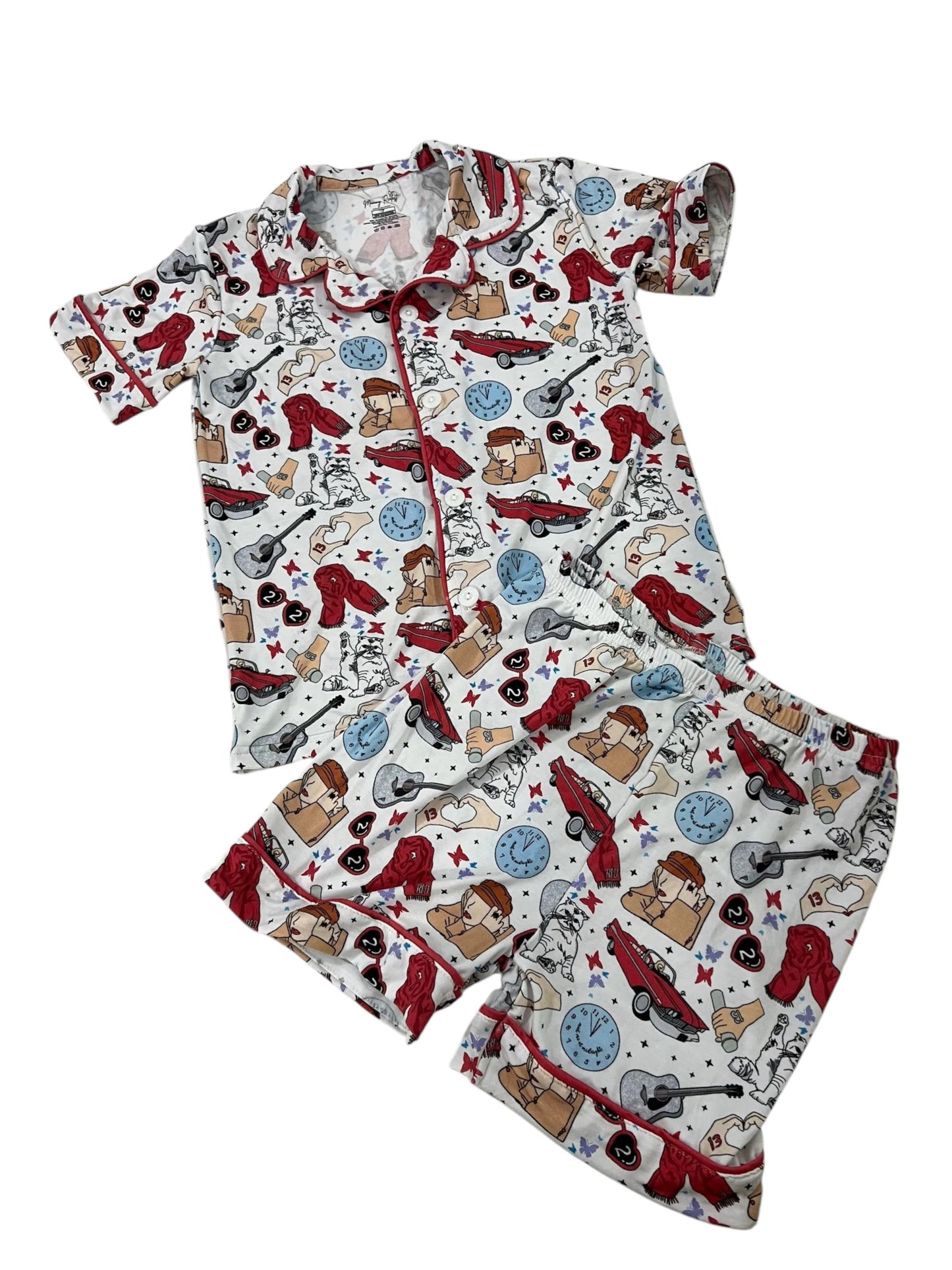 ***PRE-ORDER*** ALL TOO WELL Swift Loungewear - KIDS 2 Piece SHORTS Set