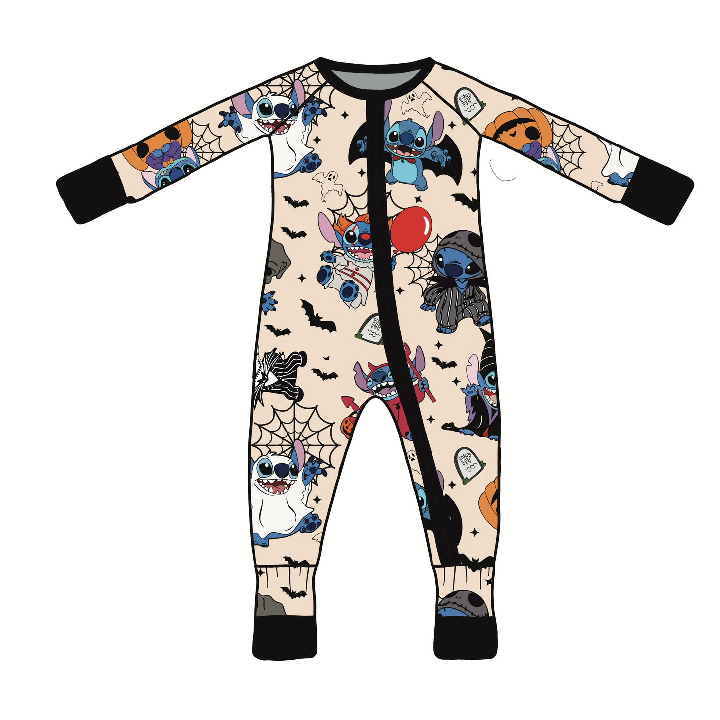 *** PRE-ORDER *** SPOOKY STITCH - ONESIE