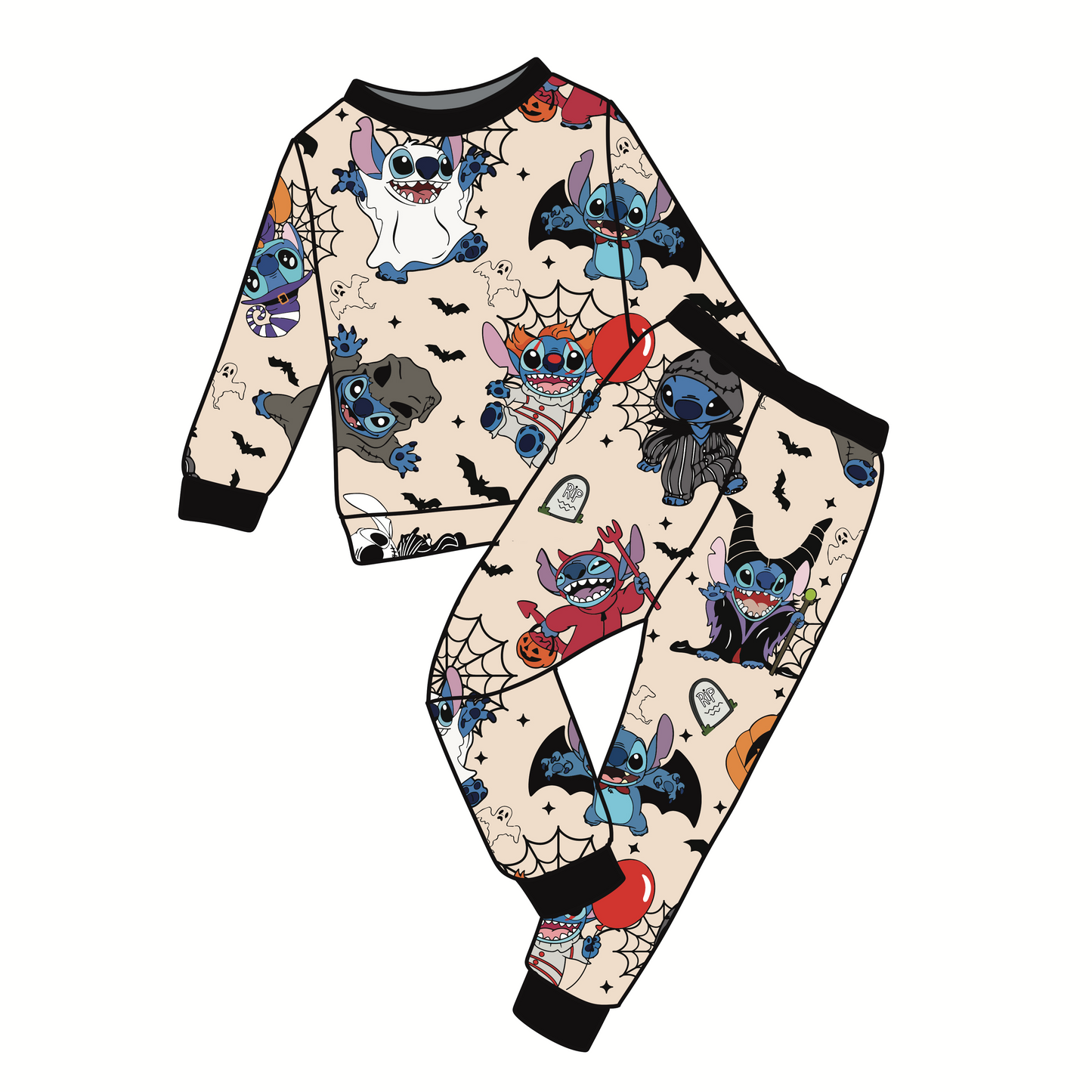 *** PRE-ORDER *** SPOOKY STITCH JAMMIES - JOGGER SET
