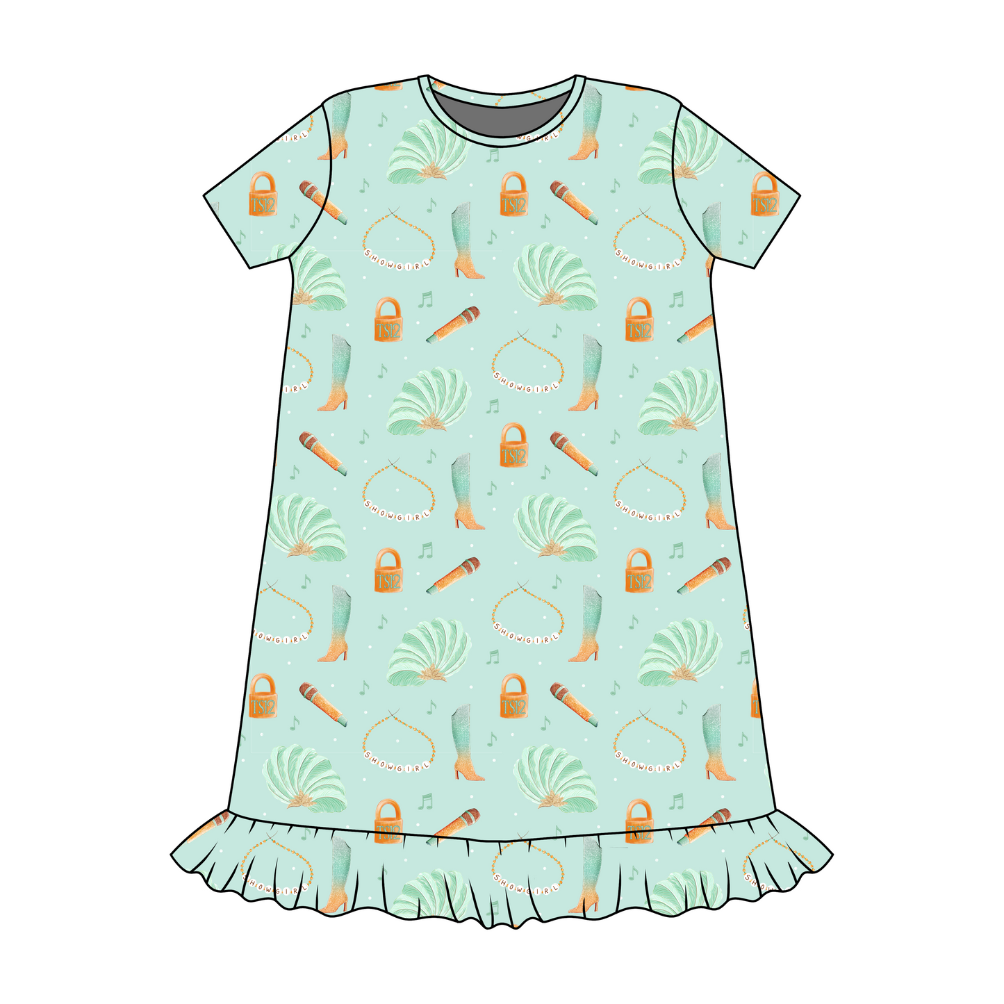 SHOW GIRL ERA- KID'S NIGHT GOWN