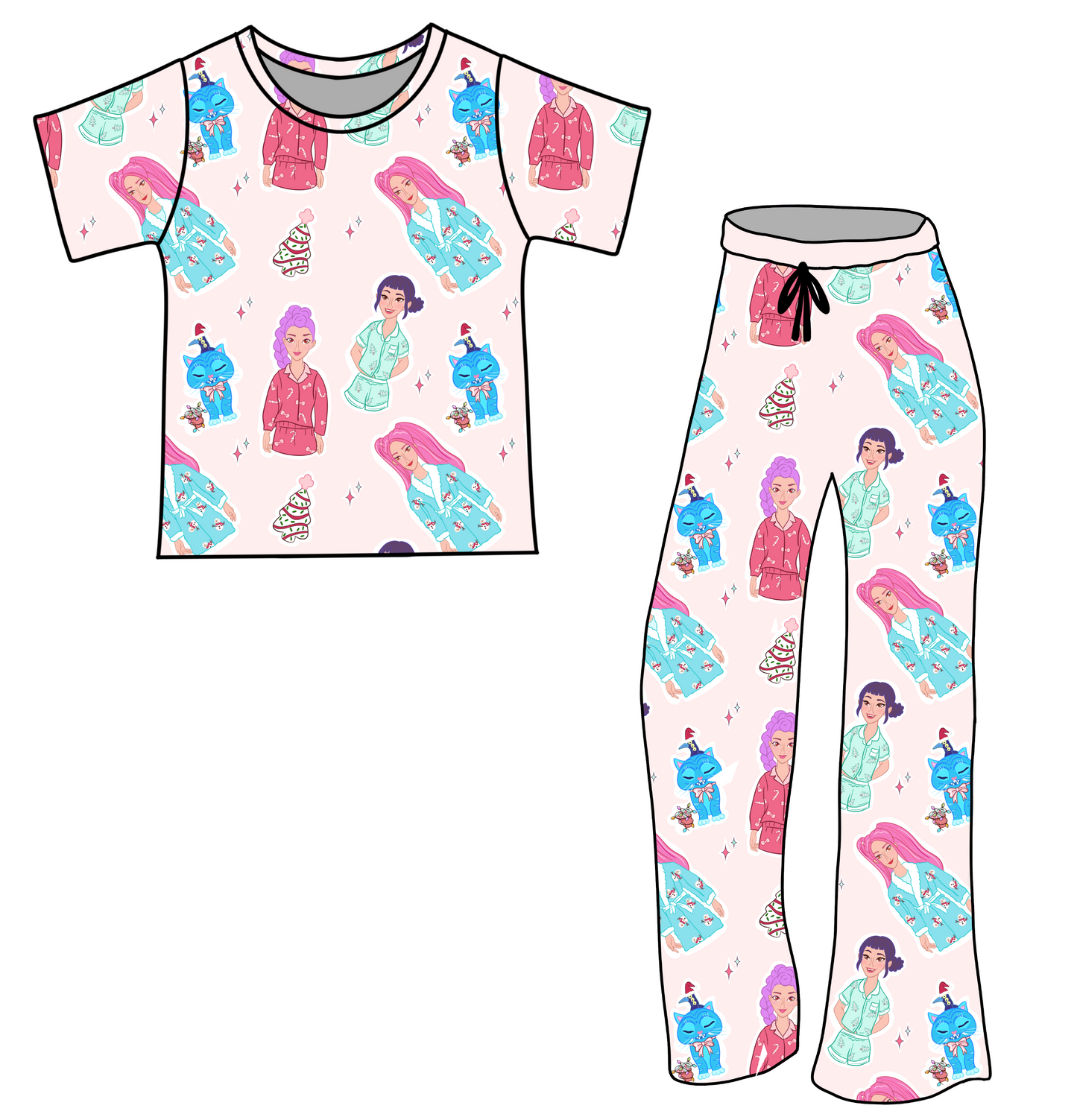 *** PRE-ORDER *** SLUMBER HOLIDAY HUNTRXX - KIDS 2 Piece PANTS Set