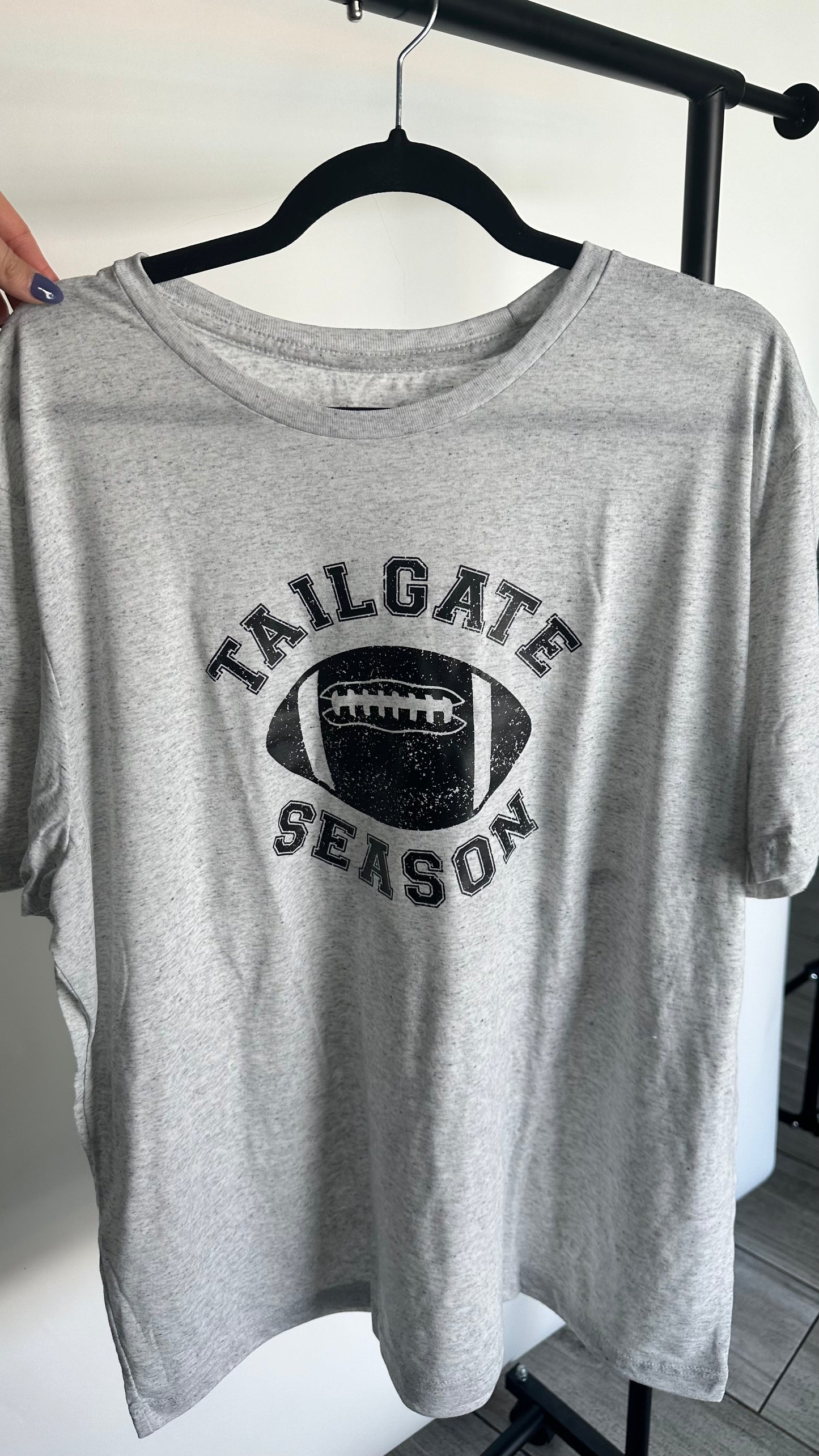 SALE - Tailgate Season - Ash Tee- Size 2xl