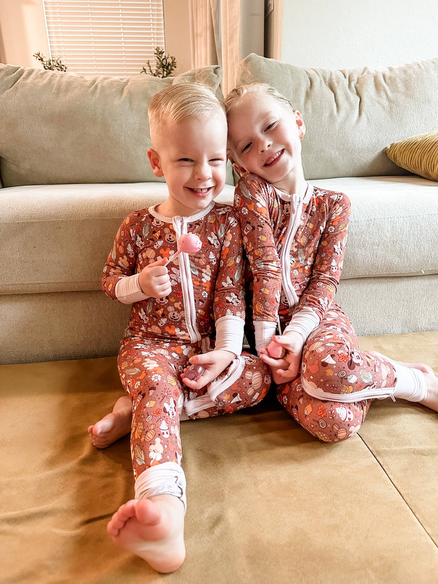 Fall Themed Loungewear - Onesie + 2 Piece