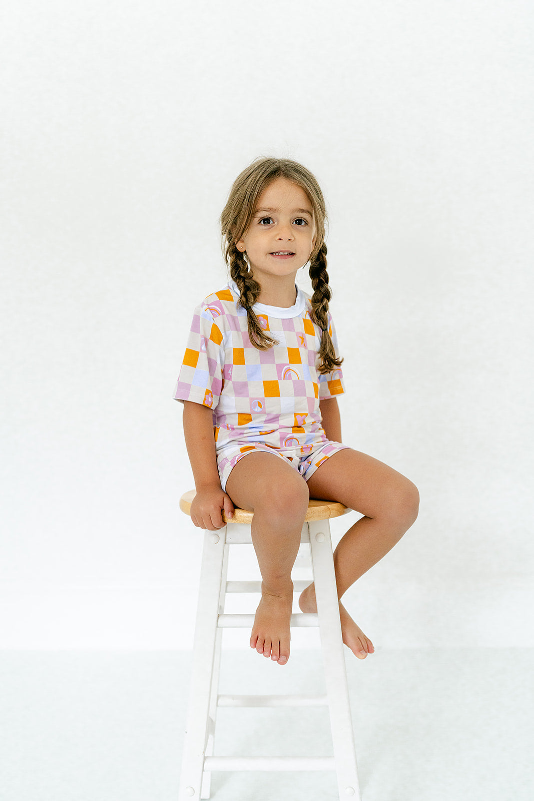 Groovy Loungewear - 2 Piece Shorts Set - READY TO SHIP