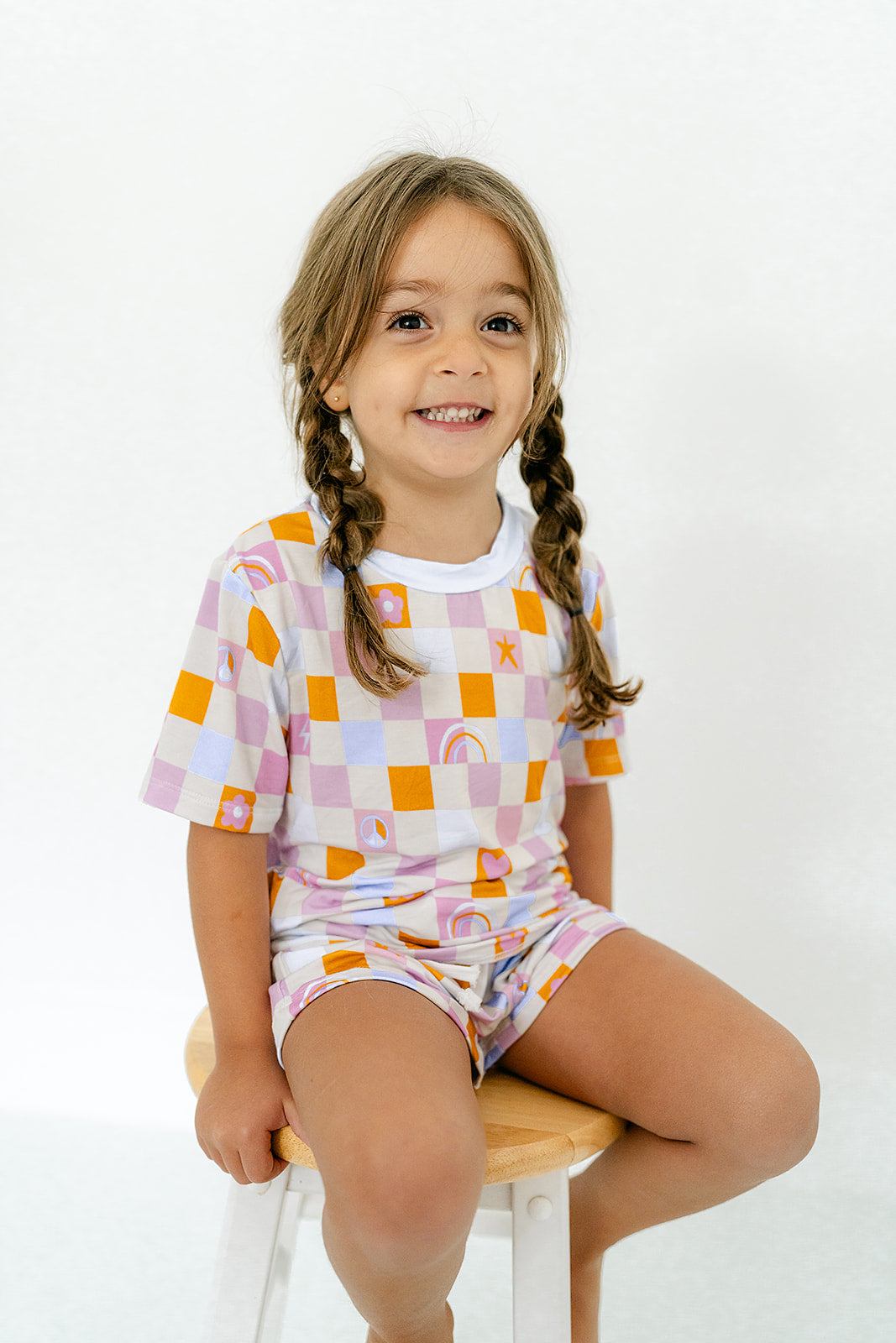 Groovy Loungewear - 2 Piece Shorts Set - READY TO SHIP