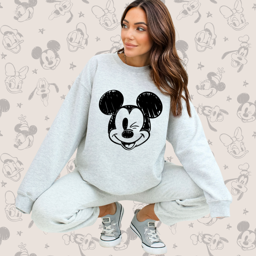 MAINSTREET CREW - ASH SWEATER (CHOOSE YOUR CHARACTER)