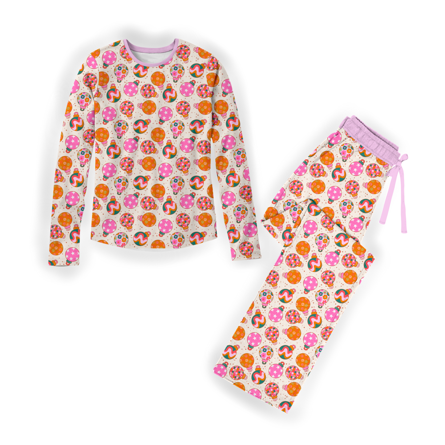 Bright Ornaments Adult Two Piece Set