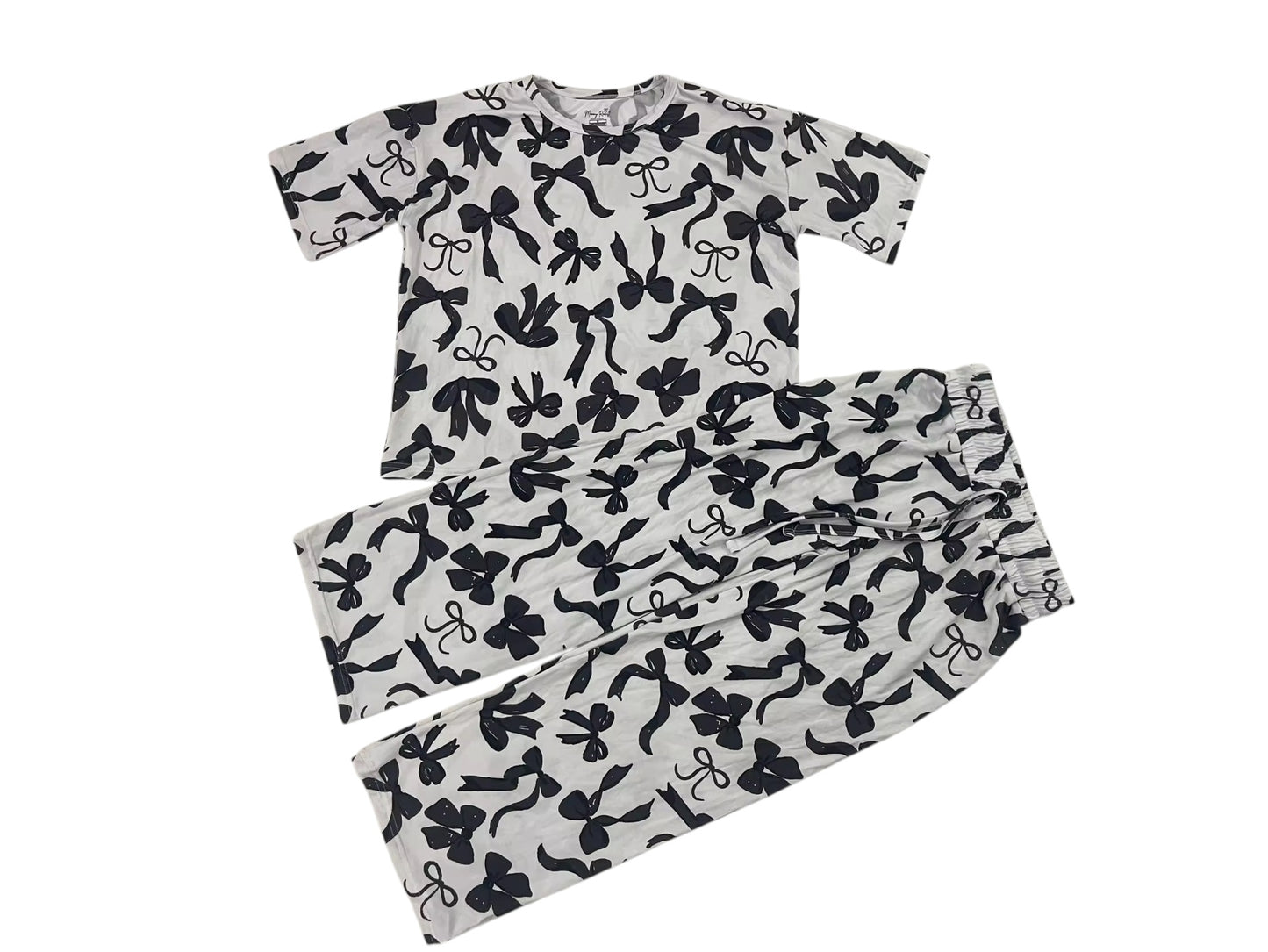 Demure Bows - Kids 2Piece Pants Set