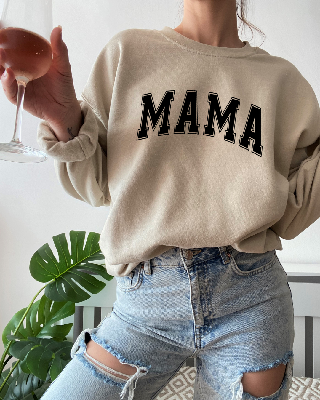 MAMA - Ivory Sweater