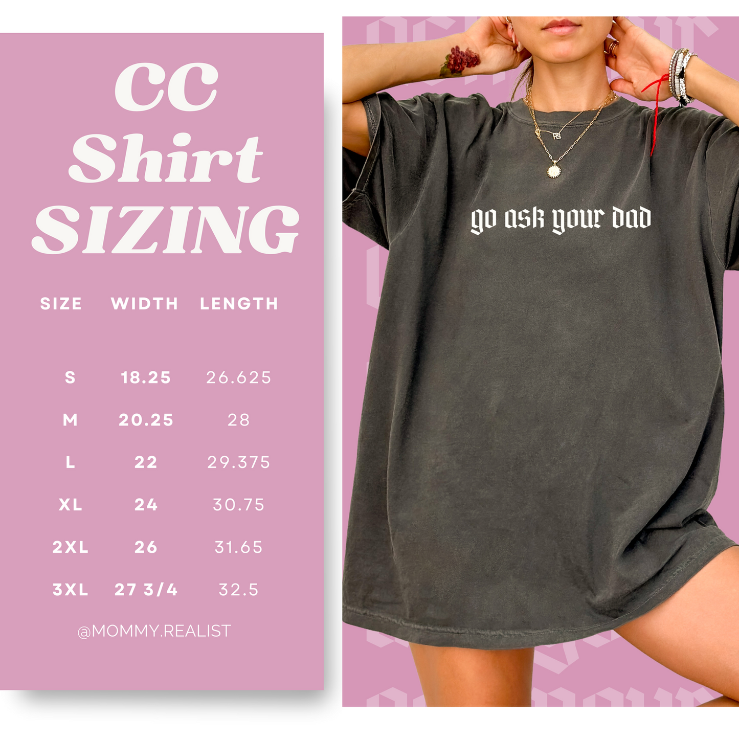Go Ask Your Dad - Pepper Crewneck Tee
