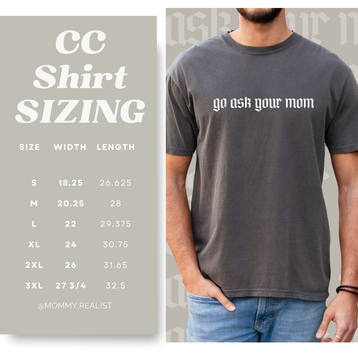Go Ask Your MOM - Pepper Crewneck Tee