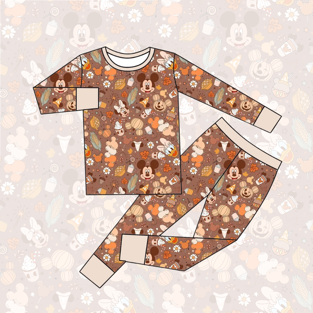 Fall Themed Loungewear - Onesie + 2 Piece
