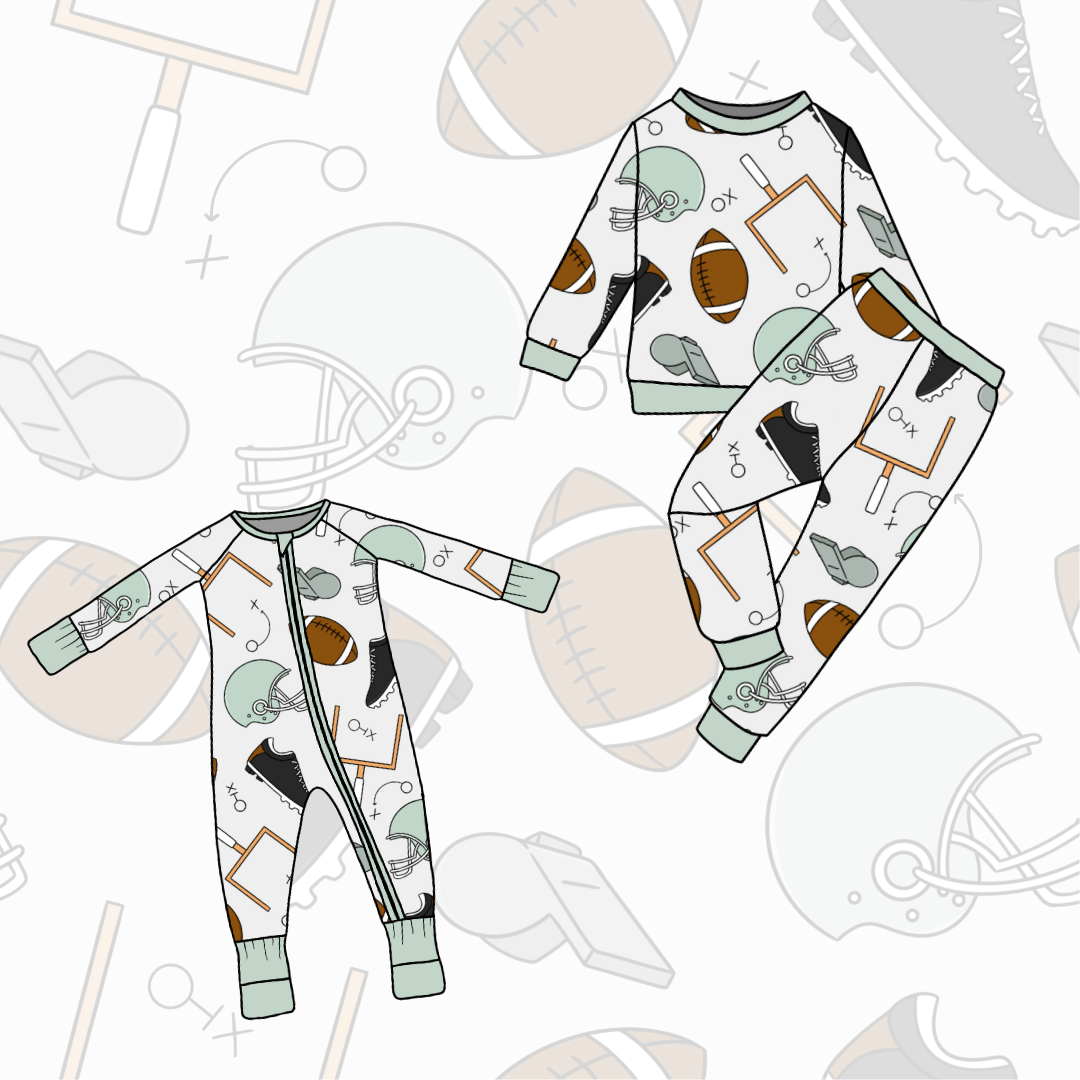 Football - Onesie + 2 Piece- READY TO SHIP