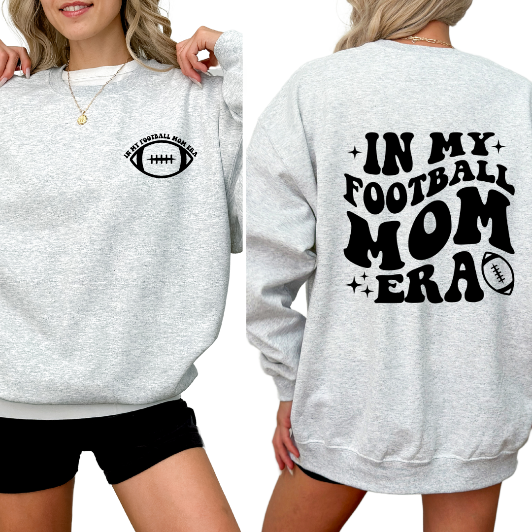 In My Football Mom Era - Ash Crewneck