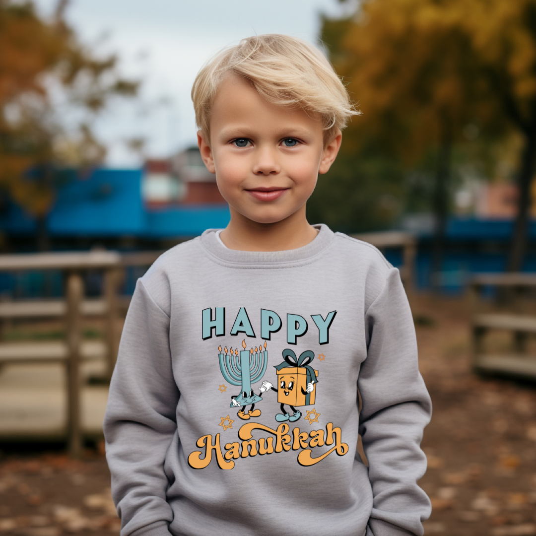 Happy Hanukkah - Kid's Crewneck