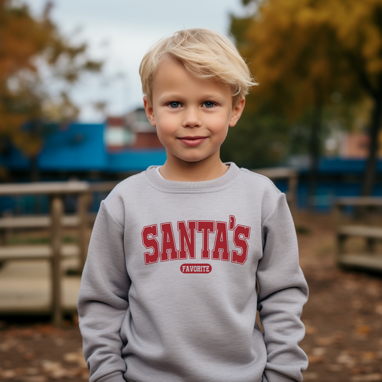 Santa's Favorite - Kid's Crewneck