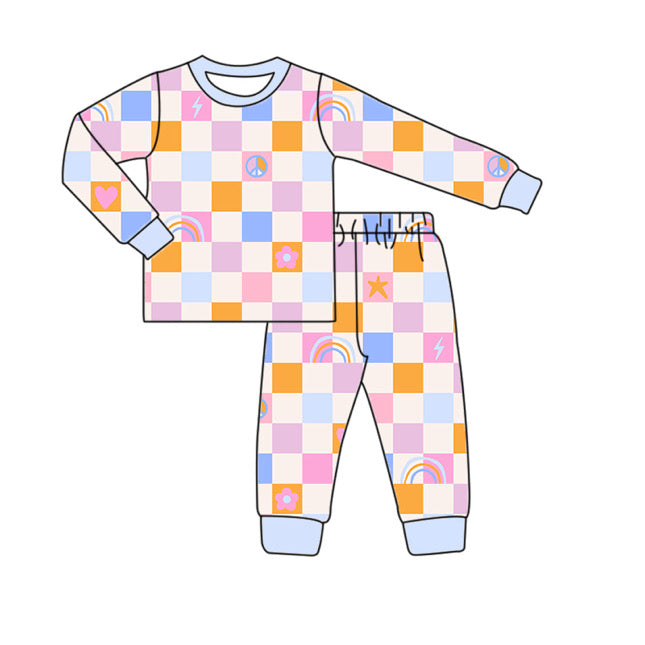 Groovy Loungewear - Kid's 2 Piece Longsleeve - READY TO SHIP