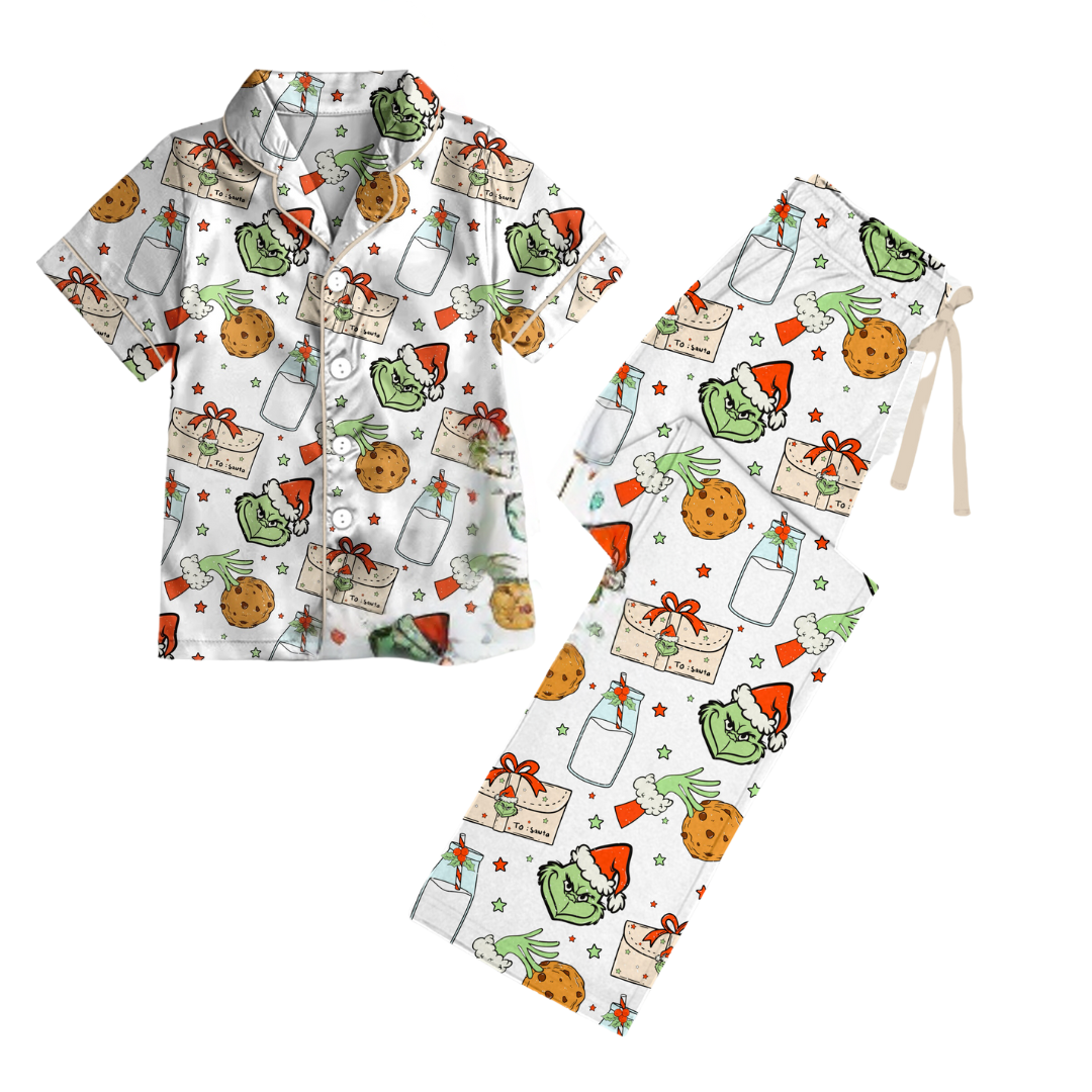 The Grinch - Adult Button Down Set
