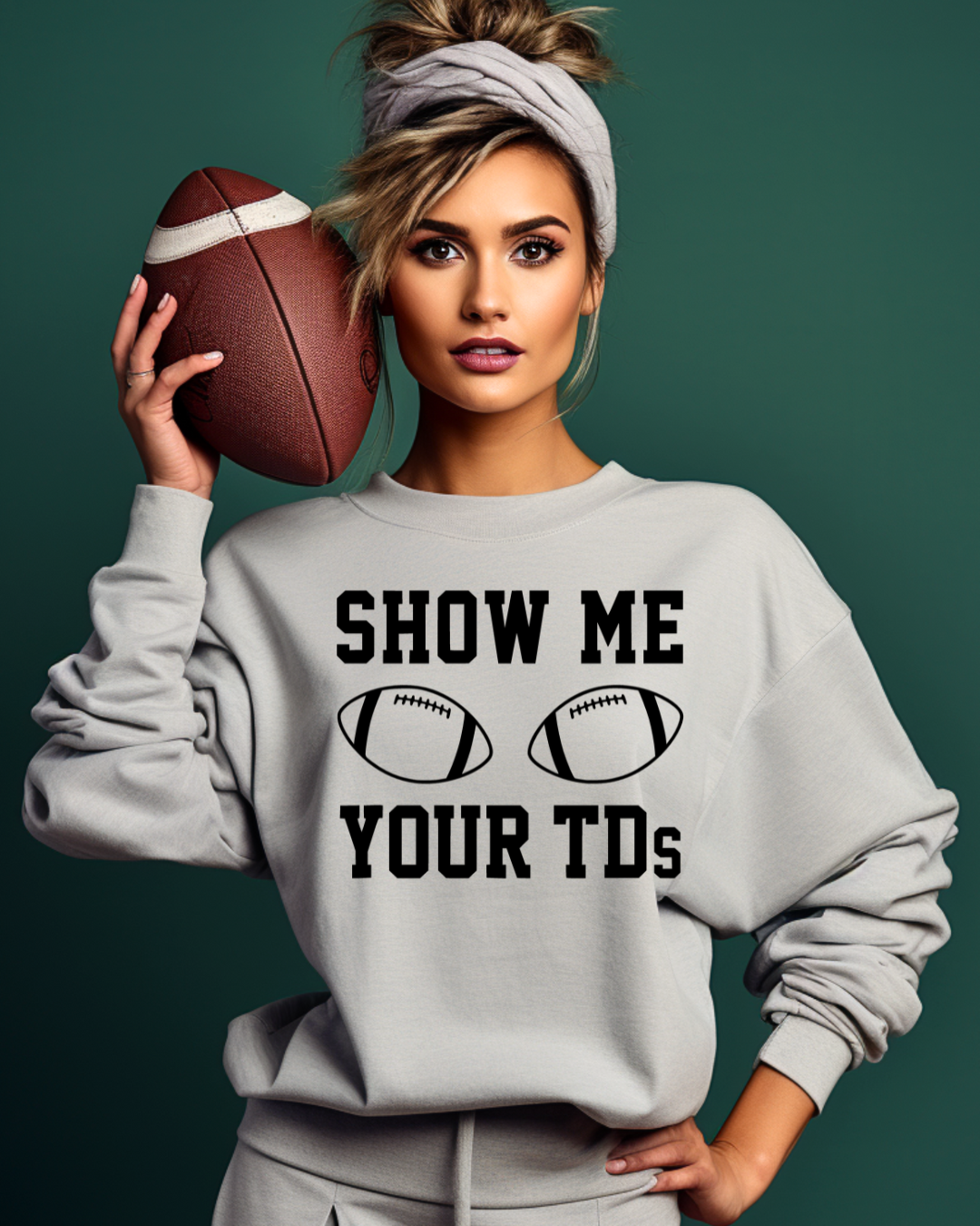 SHOW ME YOUR TDs- ASH SWEATER
