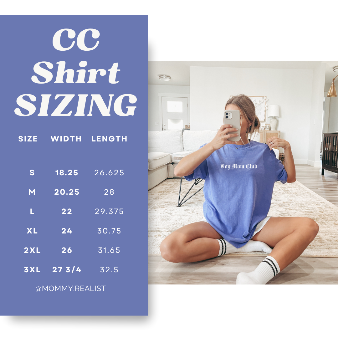 OLD ENGLISH Boy Mom Club - FloBlue Crew