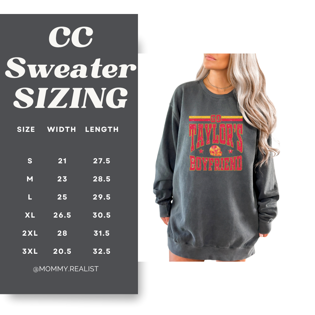 GO Taylor's Boyfriend - Pepper crewneck