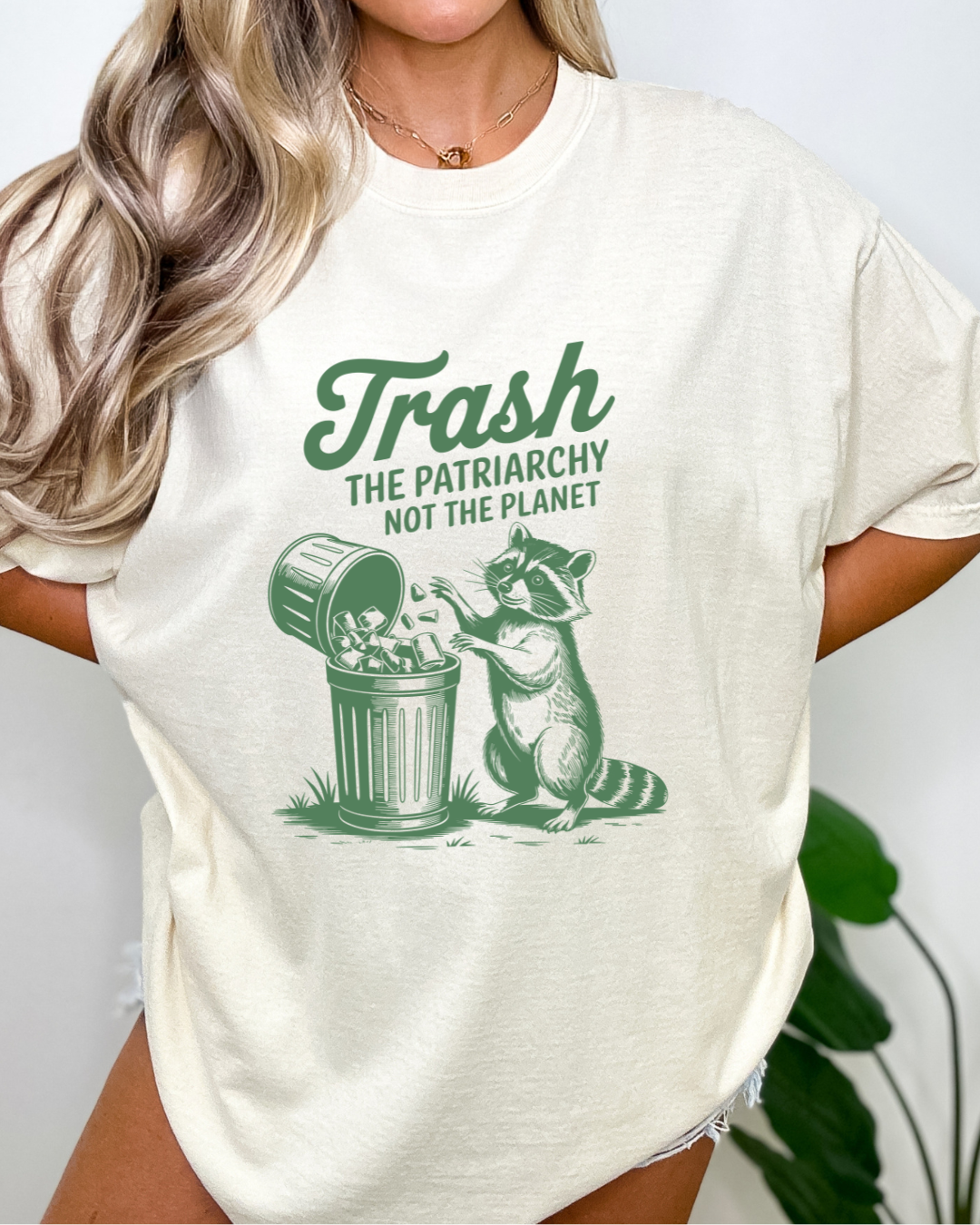 Trash the Patriarchy - Ivory Tee