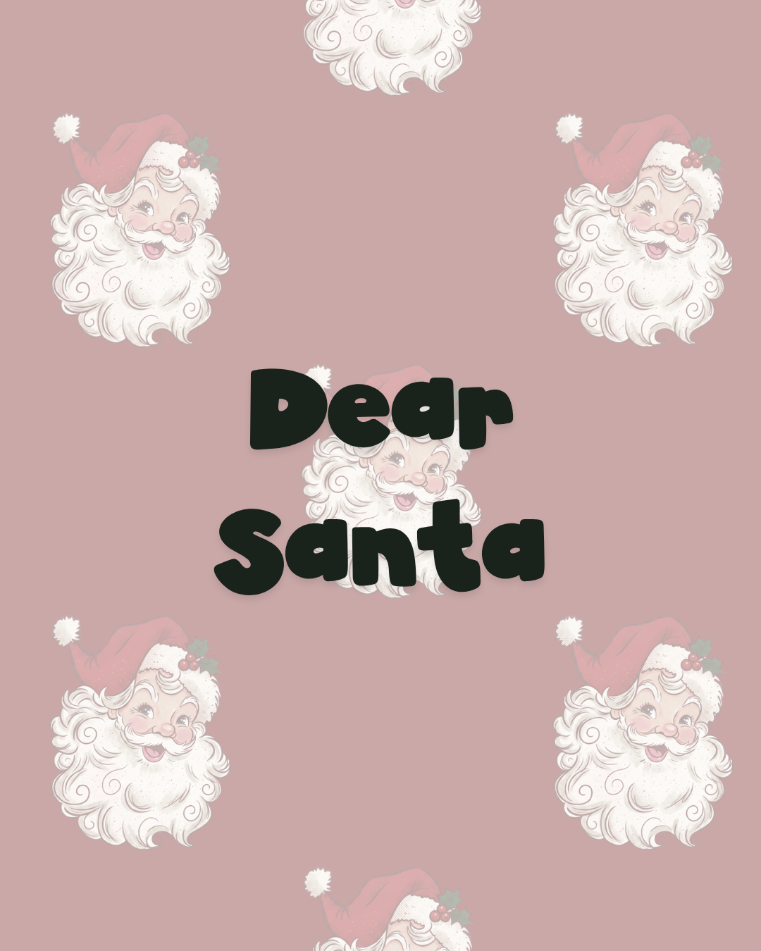 *** PRE-ORDER *** Dear Santa