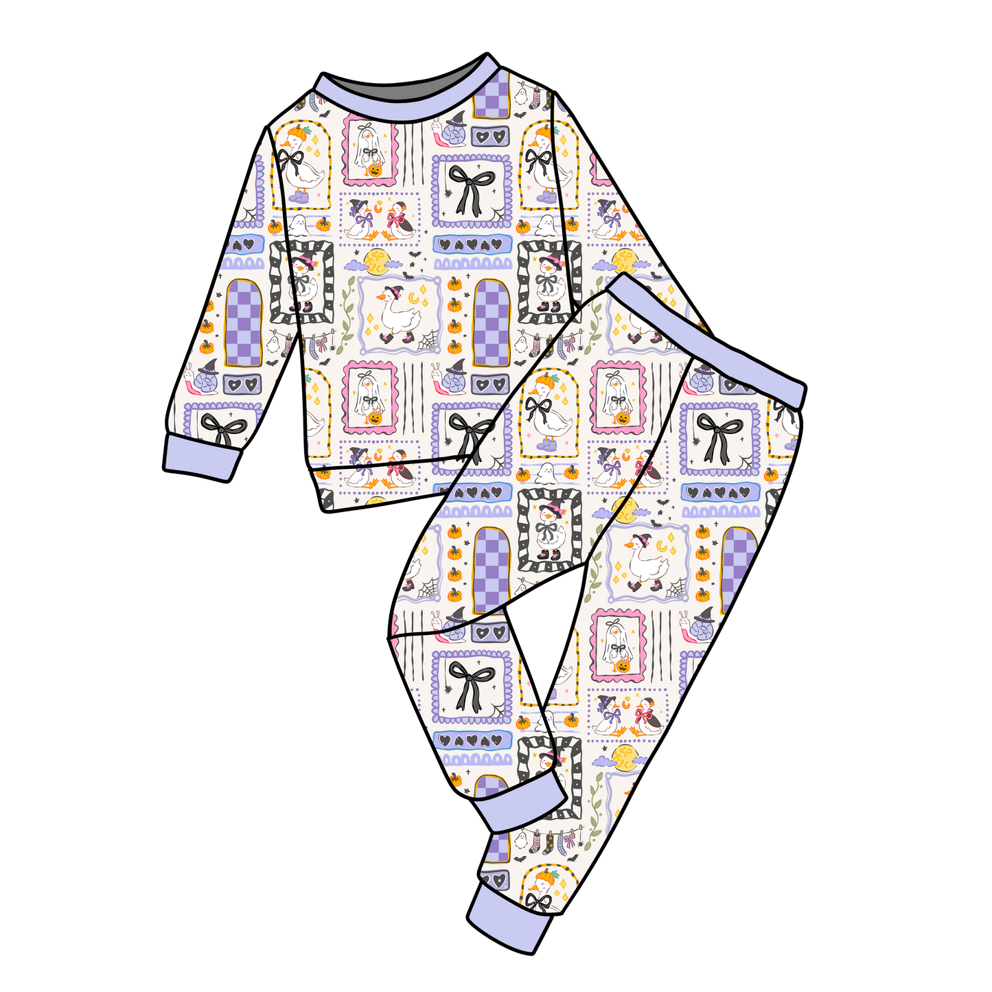 *** PRE-ORDER *** SILLY GOOSE LONG SLEEVE JOGGER SET