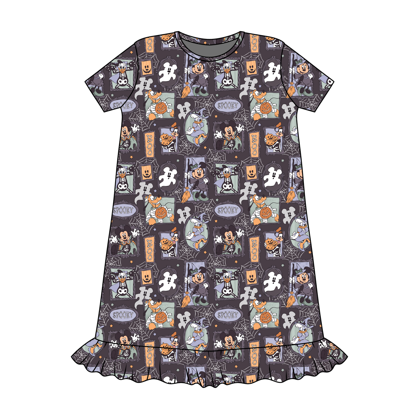 *** PRE-ORDER *** SPOOKY MAGIC-NIGHT GOWN