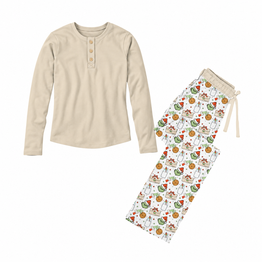 *** PRE-ORDER ** THE GRINCH - ADULT- SOLID TOP & DRAWSTRONG PANTS SET