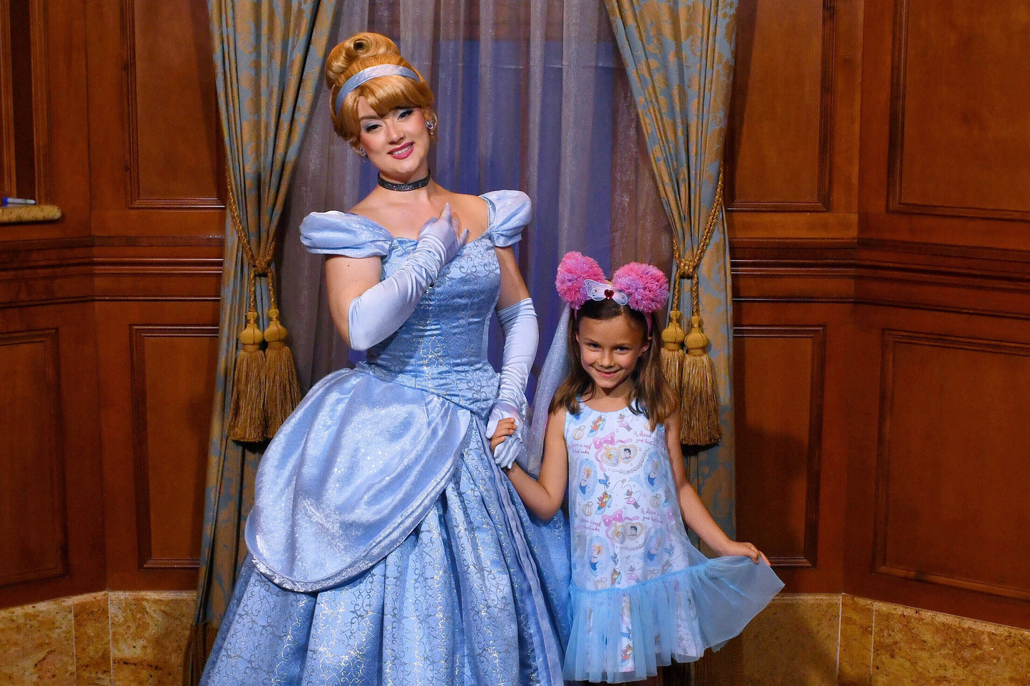 BLUE CINDERELLA Tulle Dress