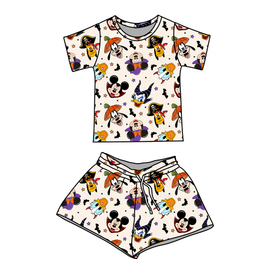 *** PRE-ORDER *** SPOOKY MICKEY PALS - SHORTS SET