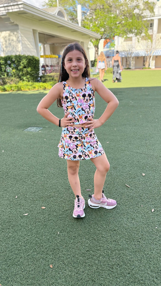 CHECKERED CHARACTER Athletic Set - READY TO SHIP