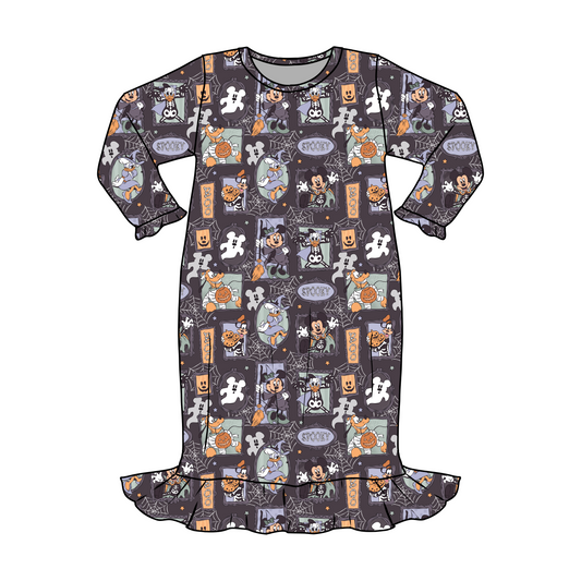 *** PRE-ORDER *** SPOOKY MAGIC-LONG SLEEVE NIGHT GOWN
