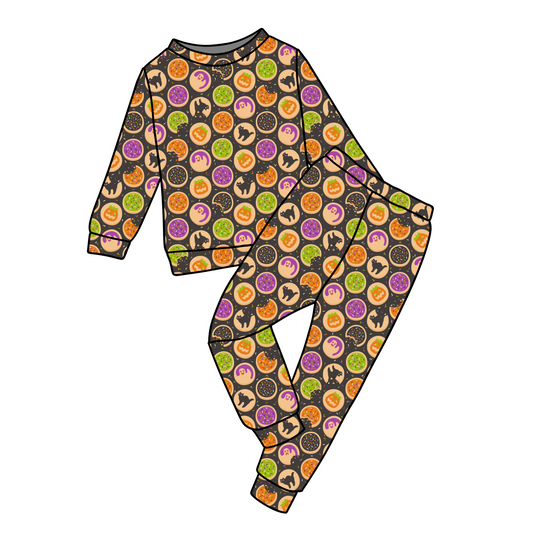 *** PRE-ORDER *** HALLOWEEN COOKIES LONG SLEEVE JOGGER SET