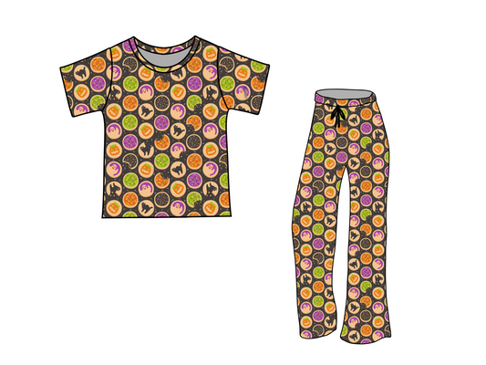 *** PRE-ORDER *** HALLOWEEN COOKIES TEE/DRAWSTRING SET