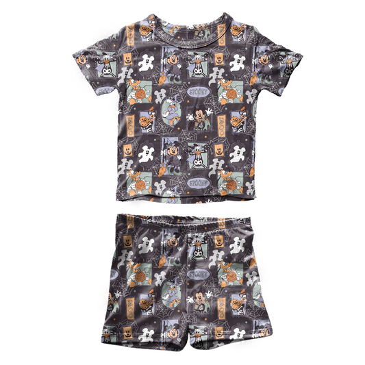 ***PRE-ORDER*** SPOOKY MAGIC - KID'S NO DRAWSTRING SHORTS SET