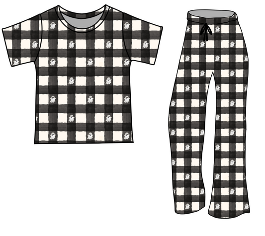 *** PRE-ORDER *** LITTLE GHOSTS  TEE/DRAWSTRING SET