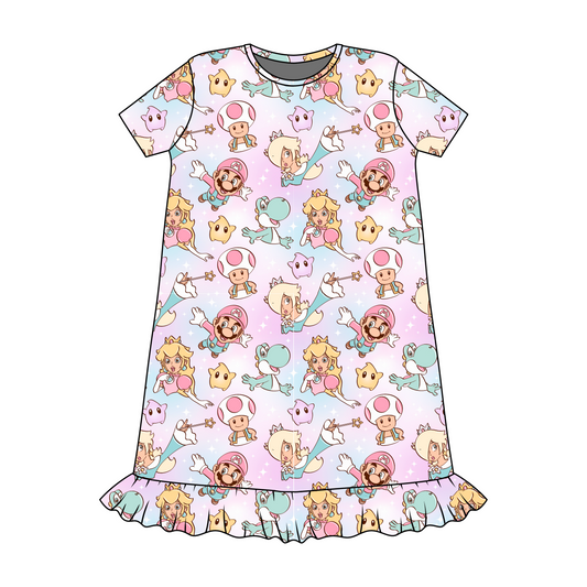 *** PRE-ORDER *** PINK MARIO BROS -NIGHT GOWN