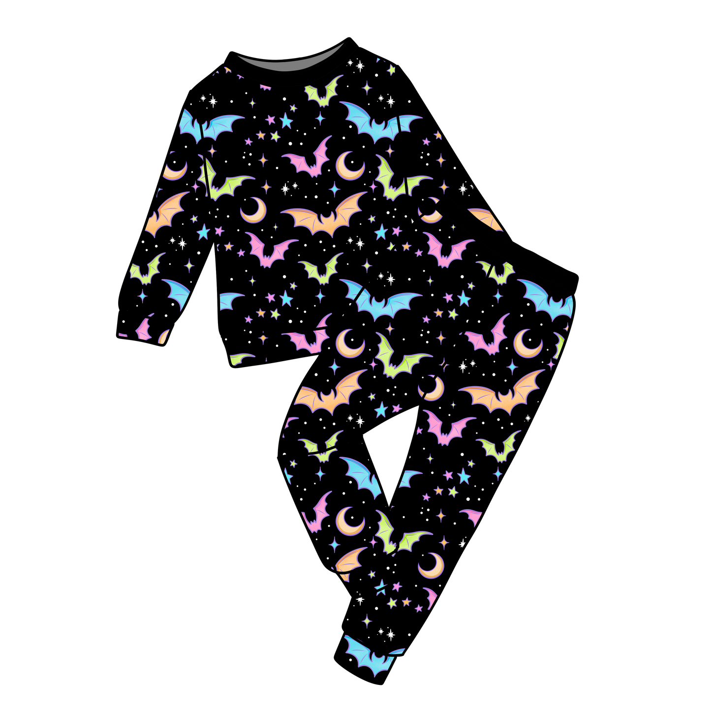 *** PRE-ORDER *** NEON BATS LONG SLEEVE JOGGER SET